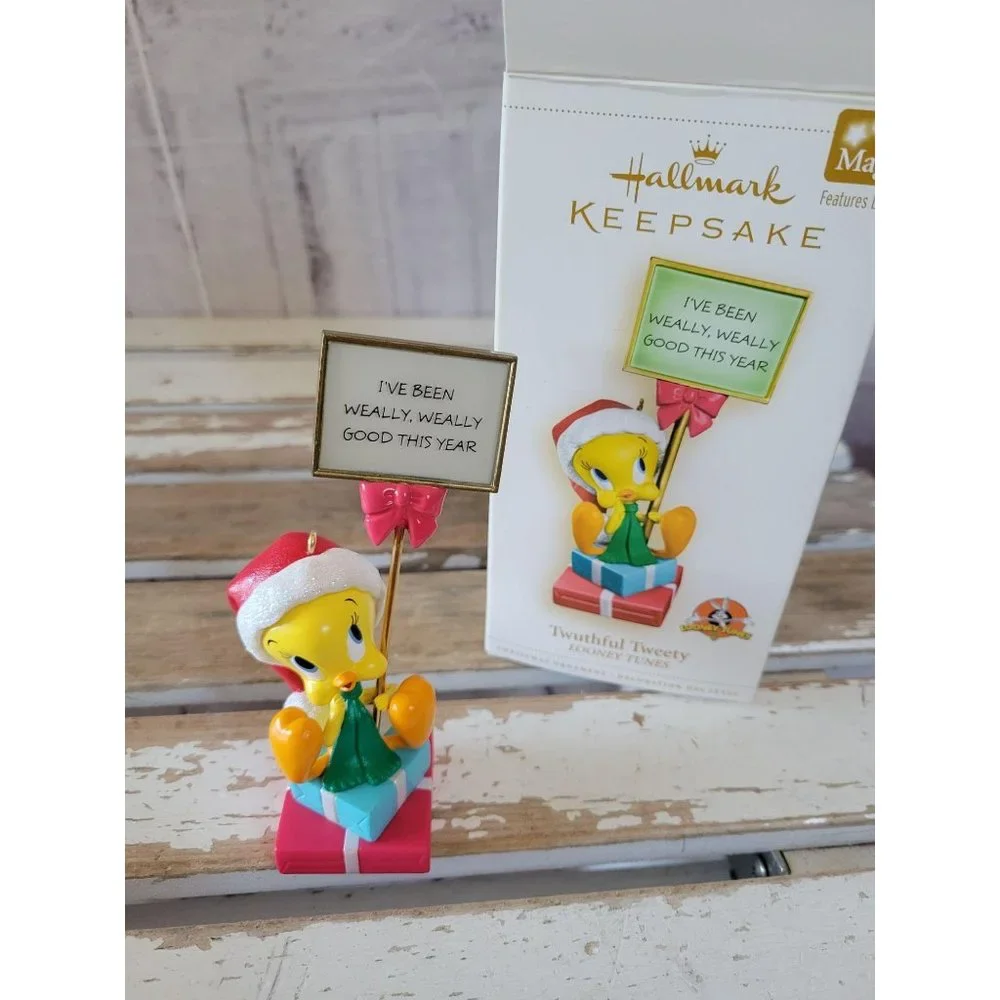 Hallmark‎ truthful Tweety Looney tunes ornament Xma